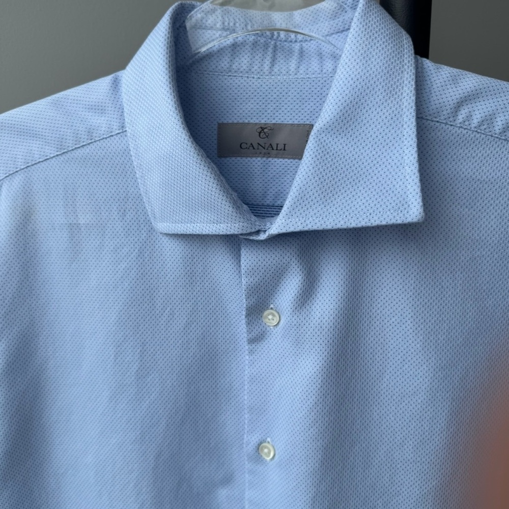 Canali Dress Shirt with Classic Collar 16” (L)